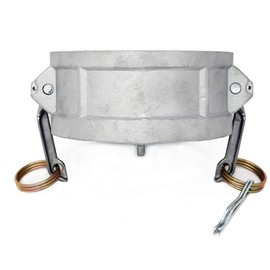 Gloxco Cam and Groove Fitting, Aluminum, Type DC, 4" Dust Cap (CAM-40-DC-AL)