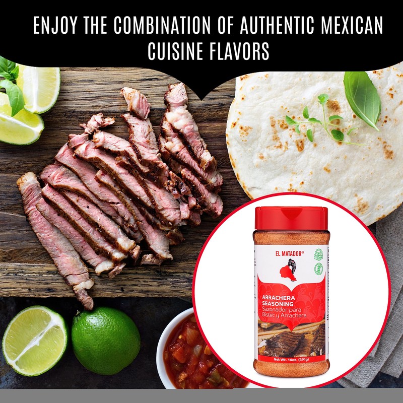 El Matador Arrachera Seasoning 12 oz.