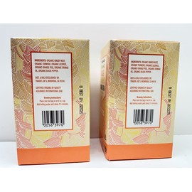 Trader Joe's 2- BoxTrader Joe's ORGANIC GINGER TURMERIC HERBAL TEA  Tumeric Caffeine Free