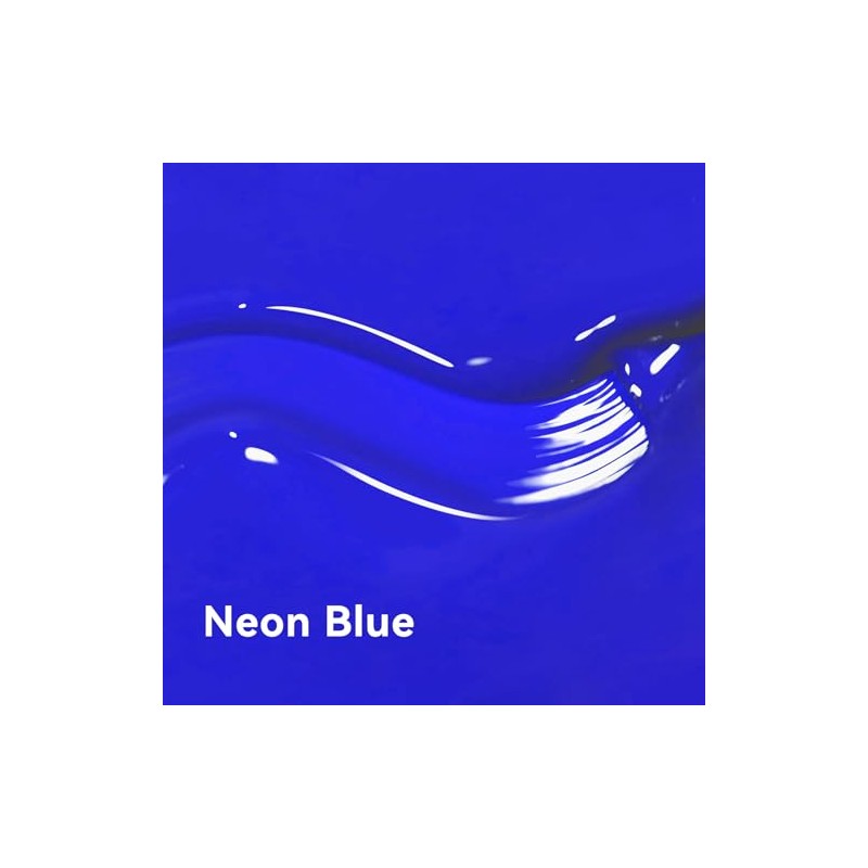 MAYCHAO - Esmalte de uñas en gel azul neón de