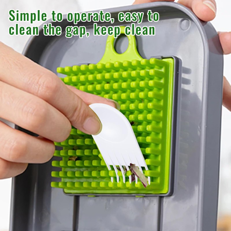Yuanchu 5 Pcs Vegetable Chopper Cleaning Tools Fork, Onion Salad