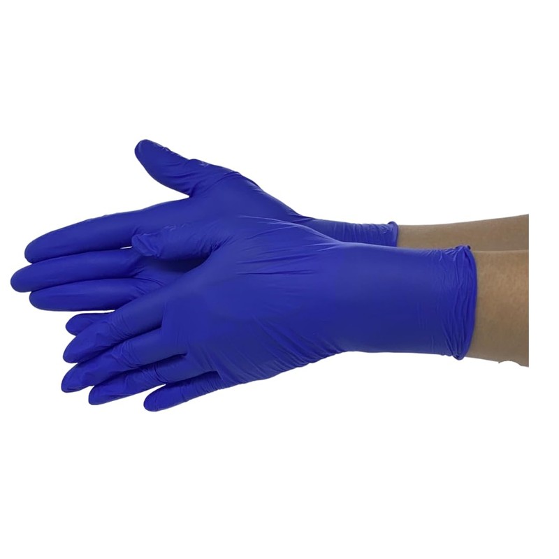 EBUNO No.578 Nitrile Ciel Dark Blue Powder Free Nitrile Rubber