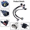 Headlight Wiring Harness with DRL Adapter Harness Compatible with Toyota