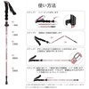 BISINNA Trekking Poles, Foldable, Lightweight, Climbing Stocks, Set of 2,