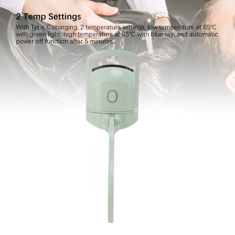 Heated Eyelash Curler Long Lasting Professional Rechargeable Electric Eyelash Curler