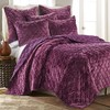 Levtex Home - Ellora King Sham - Plum - Crushed