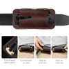 Leather Knife Sheath for Belt, Horizontal Carry Pocket Knife Holder,