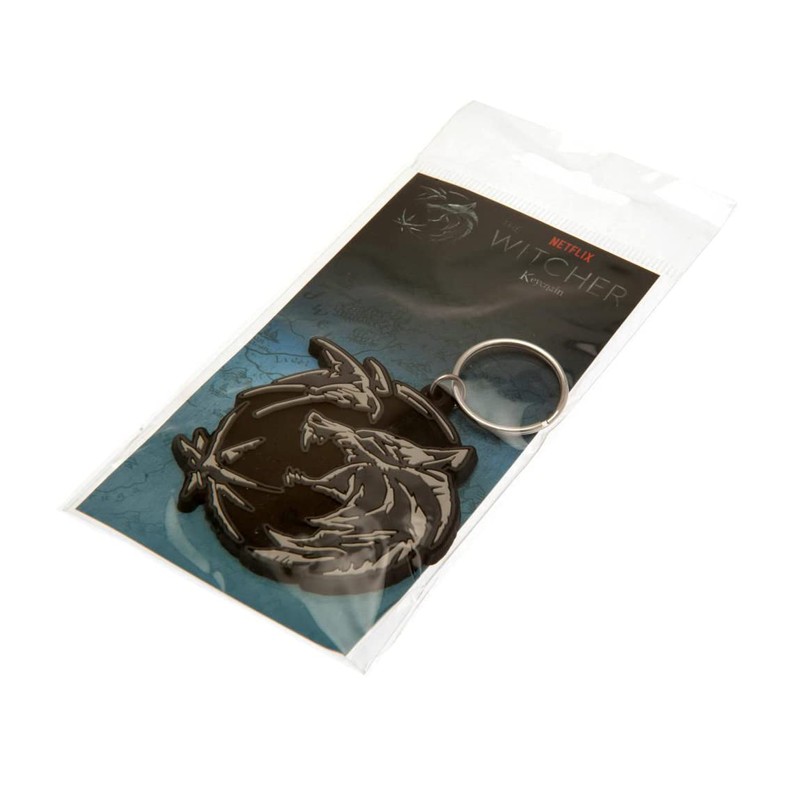 Pyramid International The Witcher Porte CLES WOLF SWALLOW Star, black,