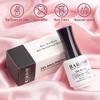 RARJSM Esmalte De Uñas En Gel Rosa Translúcido, Secado Con