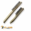 KlassTools 2 Piece Wire Brush Set Wood Handle by KlassTools