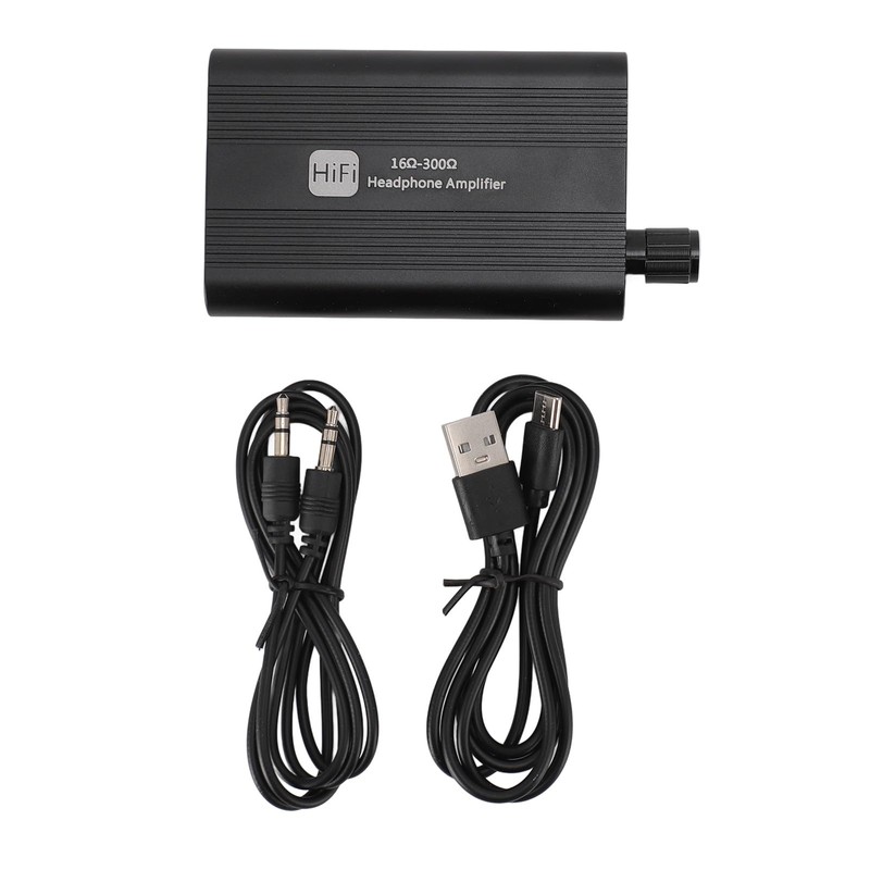 Headphone Amplifier, 16-300Ω HiFi Headphone Amplifier with 2 Stage Gain