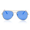 Blue Aviator Sunglasses for Men Blue Accessories Mens Cool Glasses