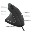 elec Space Vertical Left-Handed Mouse, Left Hand Ergonomic USB Wired