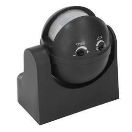 Infrared PIR Motion Sensor 180° Waterproof Motion Detector Switch Intelligent Human Body Sensor 1200W Black