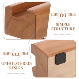 Uonlytech Floor Mirror Stand Holder Floor Mirror Base Mirrors Floor Mirror Stand Mirror Holder Stand Floor Length Mirror Base Floor Length Mirror Stand Support Frame Wooden Light Luxury