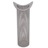 3" x 8" Long Trench Drain Strainer Insert - Stainless