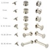 Binding Screws, Brass-Plated or Nickel-Plated Various Sizes, 20, 50, 100