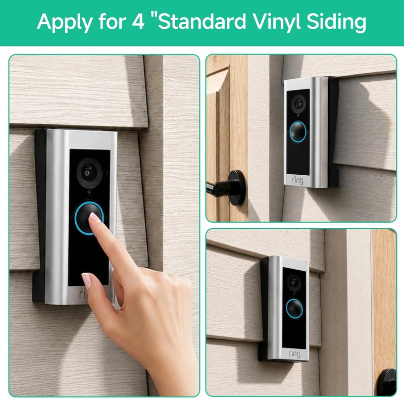 OLAIEK Vinyl Siding Mount for Ring Video Doorbell Pro/Pro 2/Wired