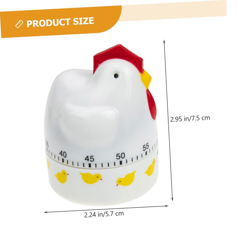 MAGICLULU Creative Chicken Mechanical Timer Cartoon Kitchen Timer for Cooking