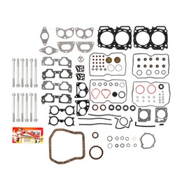Compatible With 04-09 Subaru Impreza Legacy Forester Outback 2.5 EJ25 Full Gasket Set Head Bolts