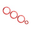 4Pcs A/C Knob Ring Trim Volume Adjuster Decor Fit for