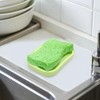 Double Layer Draining Soap Dish, Plastic Dishwashing Sponge Soap Holder