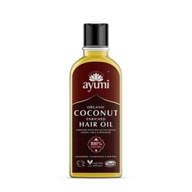 Ayumi Organic Coconut Enriched Hair Oil, Enhanced With Nourishing & Strenghtening Extracts, Rich in Omega 6 For Circulation & Hair Growth 1 x 150ml