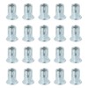 sourcing map 20Pcs M8 x 18mm Rivet Nut Thread Half