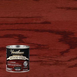 Varathane Rust-Oleum 211803 Cabernet Wood Stain, Half Pint, Multicolor