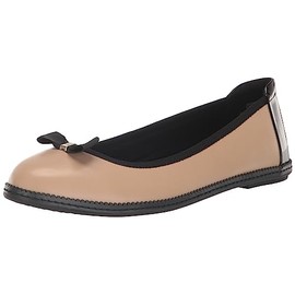 Anne Klein Women's Ember Ballet Flat, Nude Black, 8.5