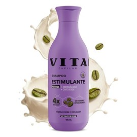 Shampoo Estimulante 400 mL – Shampoo Anticaída con Retinol, Aminoácidos y Café Verde | Para Cabello Débil y con Caída | Sin Sulfatos ni Parabenos