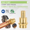 ORIANSE 10 Pack 3/4 Inch Press x 3/4" PEX Adapter