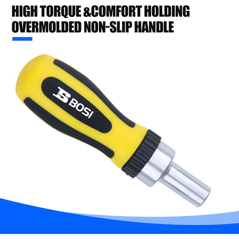 Bositools BOSI TOOLS Ratchet Screwdriver Set 41 Pieces Socket Set