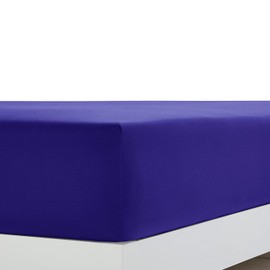 Clara Clark Bed Sheets, Premier 1800 Series 4 Piece Bed Sheet Set, Deep Pocket, Wrinkle, Fade, Stain Resistant, Luxury Soft Bedding Sheets & Pillowcases, Full, Royal Blue