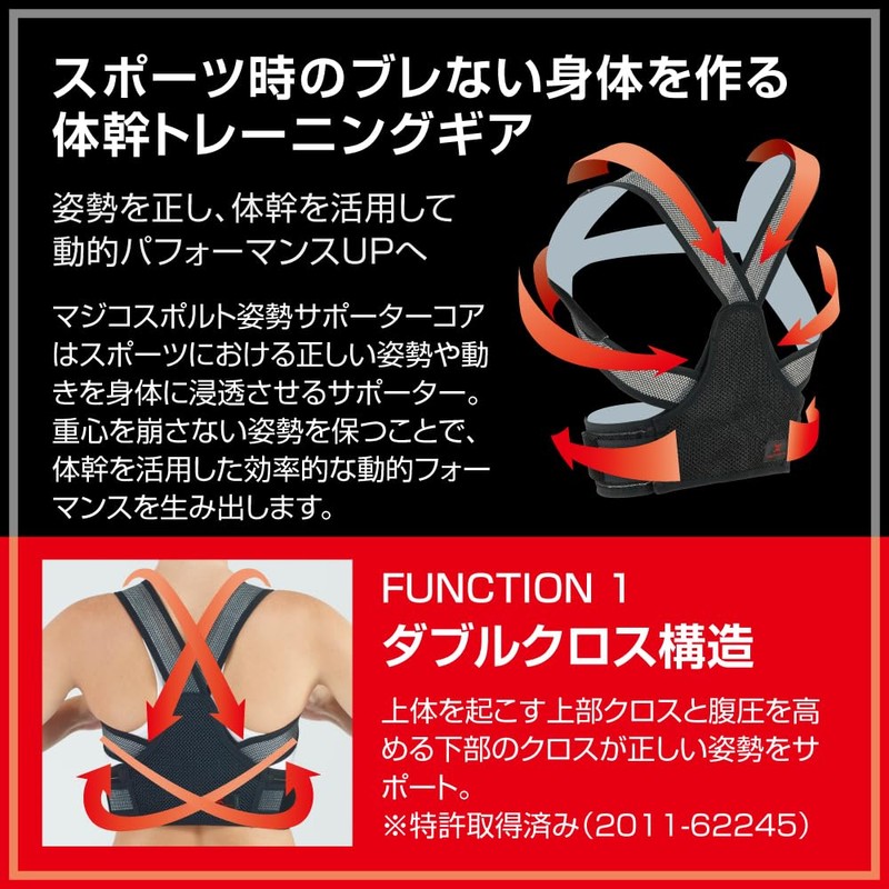 magico sport 姿勢サポーター・コア SS