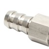 Fuel Line T Fitting Adapter 304 Stainless Steel Pressure Gauge