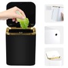 Small Table Bin with Lid, 2 L, Mini Table Waste
