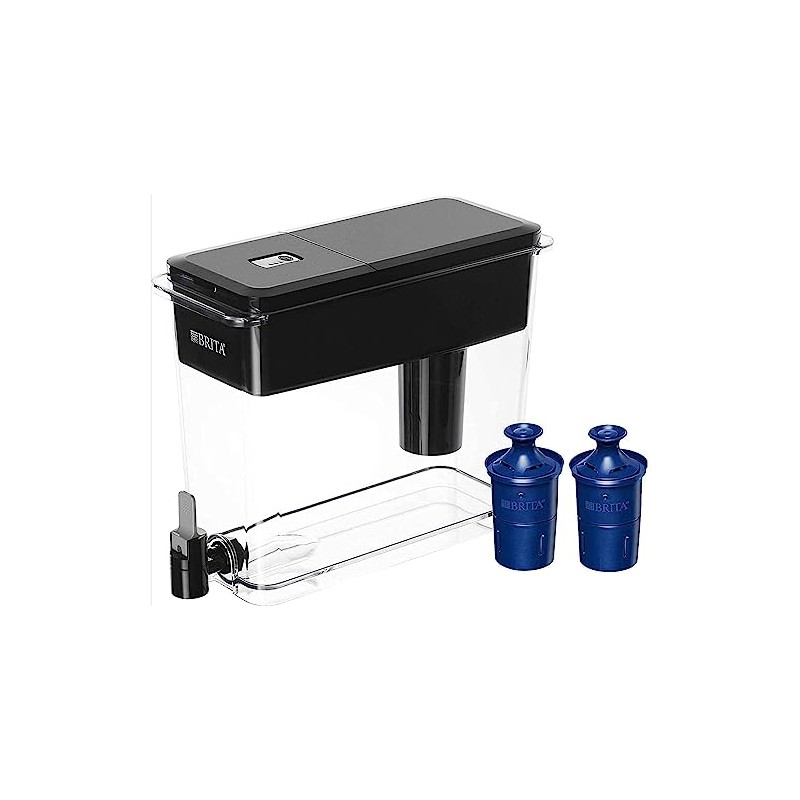 Brita Ultra Max Dispenser with Longlast Filters,Extra Large - Black,27