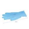 As One Azsafe Nitrile Gloves, Blue, Fingertip Embossing, Small, Box