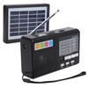 Solar Charging Radio Portable Radio with Emergency LED Flashlight Support
