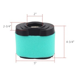 792105 Air Filter Compatible 593435 593240 407777 40G777 40H777 445667 445877 44H777 Fit for Z425 GY21057 MIU11515 MIU11517 Engine Lawn Mower(2 PCS)