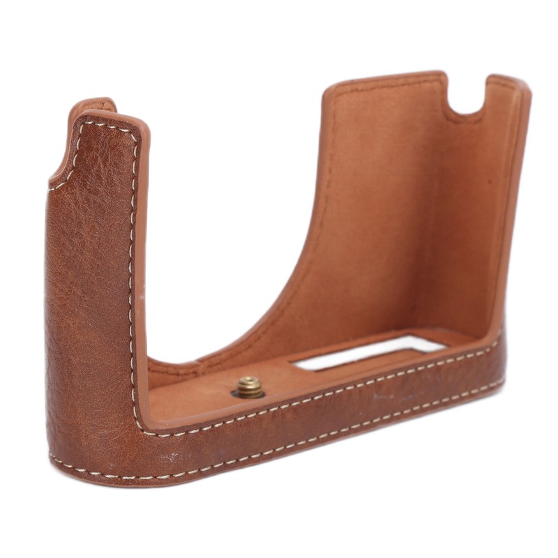 PU Leather Camera Half Case for Leica Q Half Body