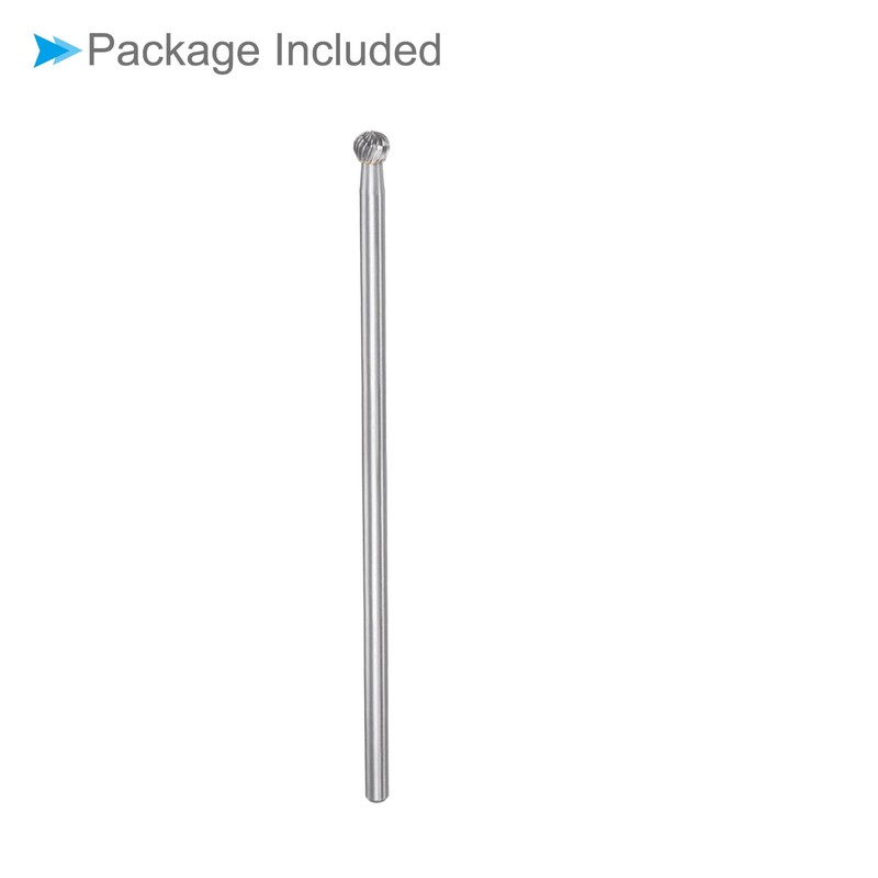 CoCud Tungsten Carbide Rotary Burrs File, 6mm Shank 8mm Dia,
