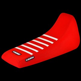 Yamaha 1988 - 2006 Yamaha Blaster seat cover  RED / White  Ribs Enjoy Mfg #178