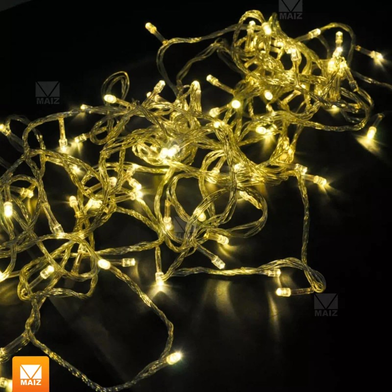 Maíz Serie Foco Luces Led Navideñas Decorativa Multicolor 10m