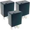 3-Pack 871-1C-C-R1 U01 12VDC Relay - 35A/20A 5-Pin SPDT Automotive