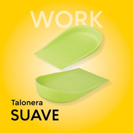 Taloneras Suaves de Poliuretano y Gel: Comodidad y Alivio del Dolor para Pies Cansados, Unitalla