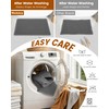Homaxy Waffle Bath Mat Non Slip Boho Bathroom Mat -