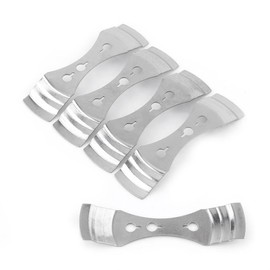 Sostenedor de Mecha de Vela Soporte para Núcleo de Cera Clio de 3 Agujeros de Mecha Dispositivo de Centrado de Metal para Cera 5 Unidades