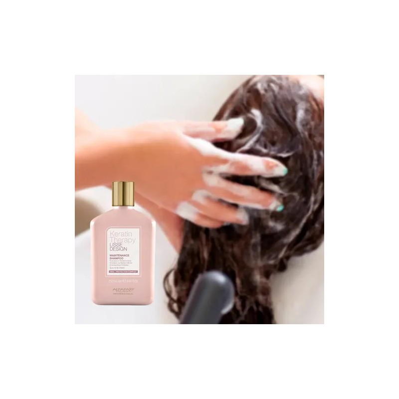 Alfaparf Keratin Lisse Kit Shampoo Mascarilla Oil